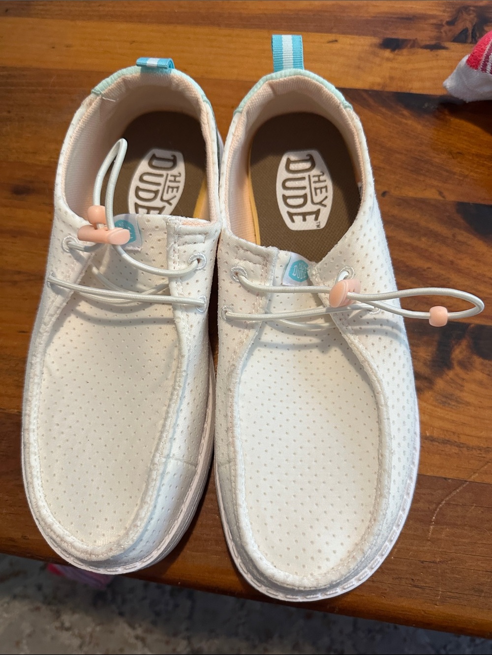 Hey Dude Women’s White Slip-On Loafers